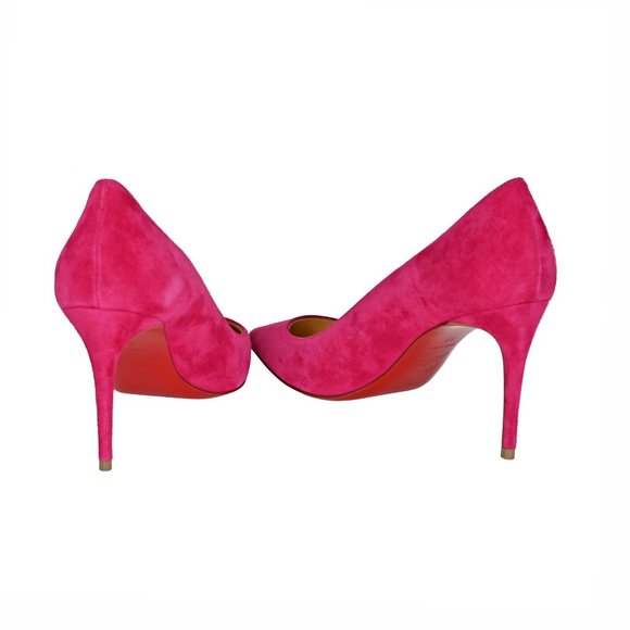 Christian Louboutin Kate 85 Suede Pointed Toe Pump - Picture 4 of 8